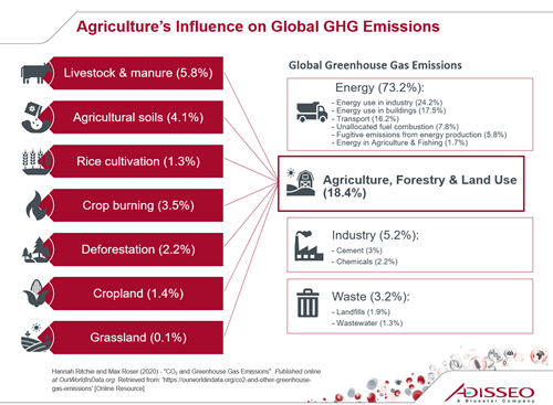 Agriculture's Influence on Global GHG Emissions